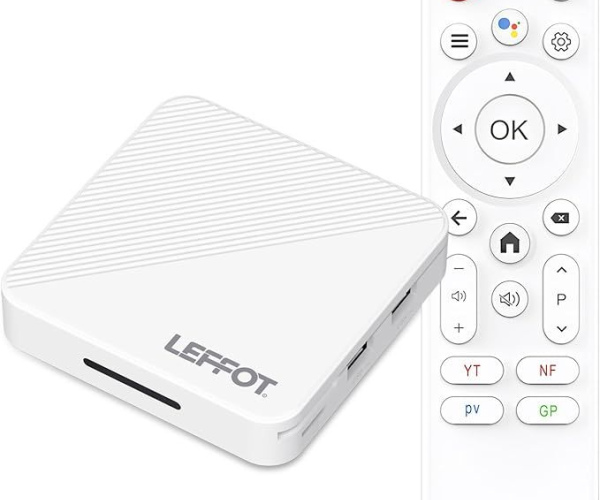 Android 14.0 TV Box, LEFFOT 4K Ultra HD